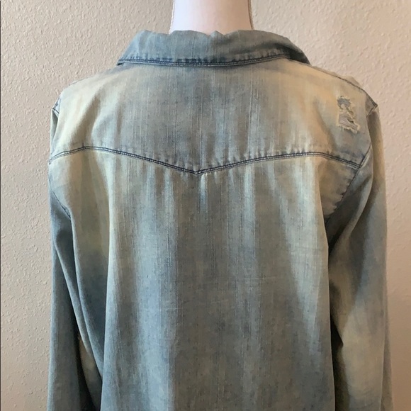 Denim Longsleeve Dress - Picture 7 of 8